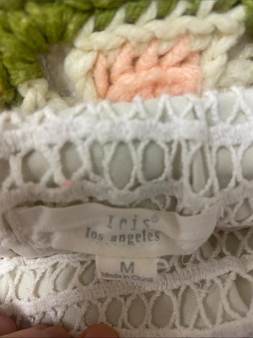 iris Cream Crochet Lace Drawstring Women’s Shorts